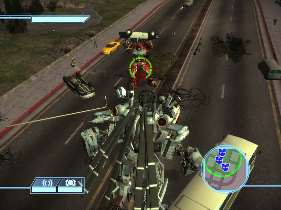 Transformers: The Game Screenshot (Transformers: The Game Press Kit): Blackout Target Wii