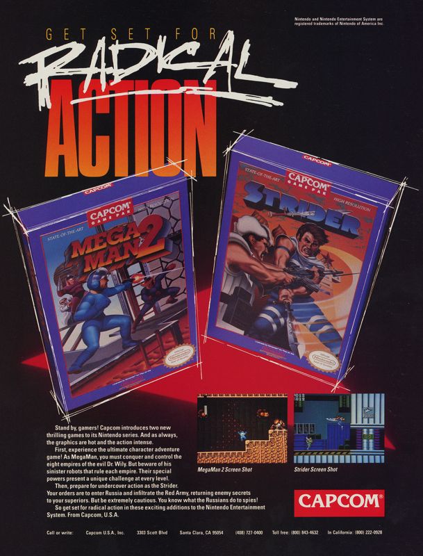 Mega Man 2 Magazine Advertisement (Magazine Advertisements): GamePro (United States), Issue 002 (July-August 1989)