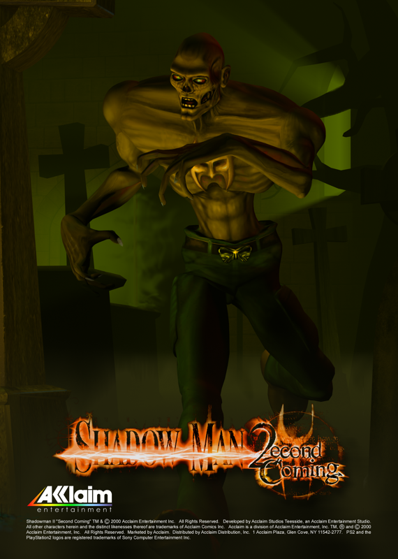 Shadow Man: 2econd Coming Render (Acclaim press disc): SM 2