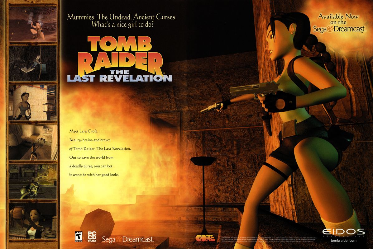 Tomb Raider: The Last Revelation Magazine Advertisement (Magazine Advertisements): NextGen (United States), Issue #65 (May 2000)