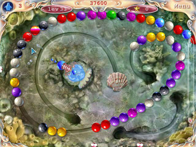 Aqua Pearls Screenshot (Big Fish Games Store)