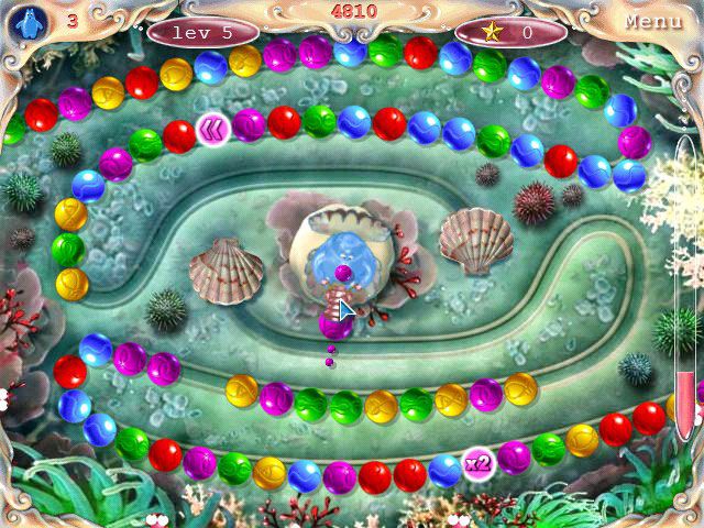 Aqua Pearls Screenshot (Big Fish Games Store)
