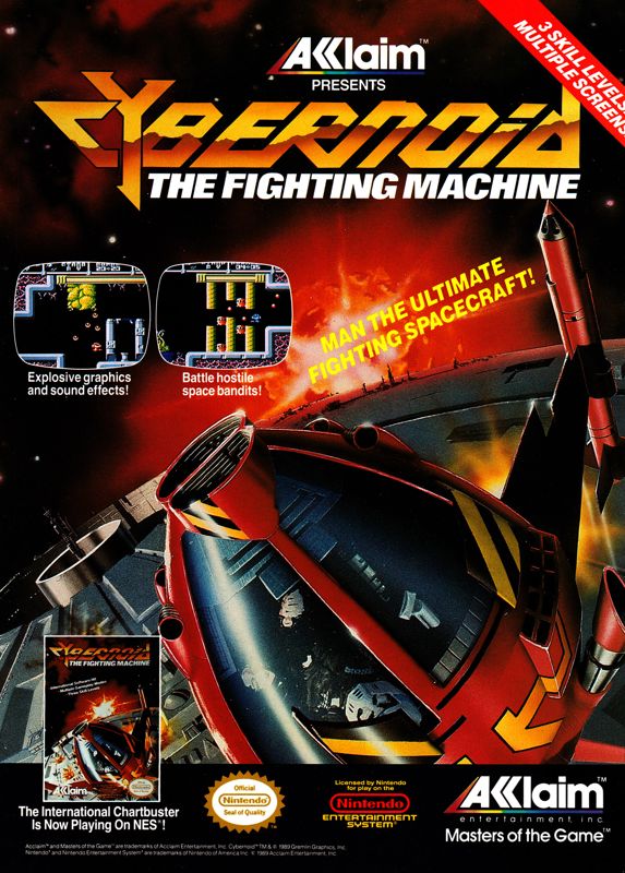 Cybernoid: The Fighting Machine Magazine Advertisement (Magazine Advertisements): GamePro (United States), Issue 005 (December 1989)
