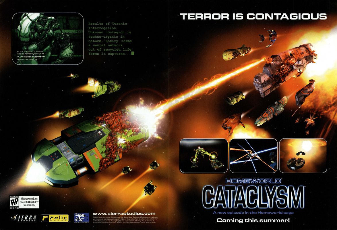 Homeworld: Cataclysm Magazine Advertisement (Magazine Advertisements): NextGen (United States), Issue #68 (August 2000)
