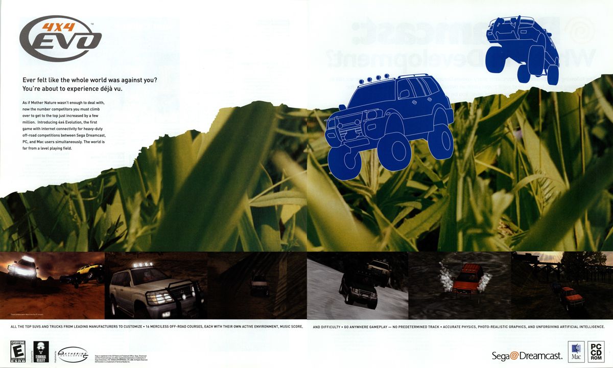 4x4 Evo Magazine Advertisement (Magazine Advertisements): NextGen (United States), Issue #69 (September 2000)