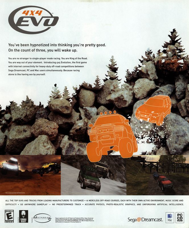 4x4 Evo Magazine Advertisement (Magazine Advertisements): NextGen (United States), Issue #70 (October 2000)