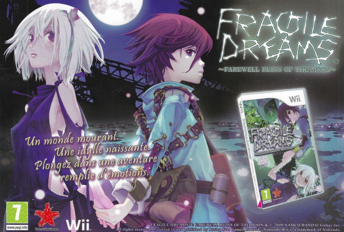 Fragile Dreams: Farewell Ruins of the Moon Magazine Advertisement (Magazine Advertisements): Nintendo, le magazine officiel (France), Issue 88 (April 2010)