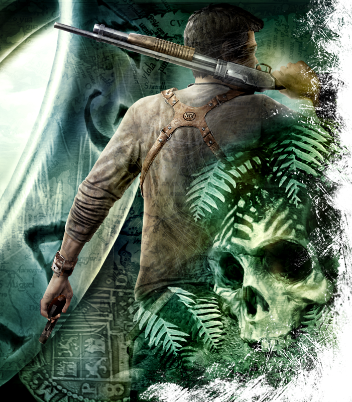 Uncharted: Drake's Fortune Render (Uncharted: Drake's Fortune Press Disc): UDF US Finish