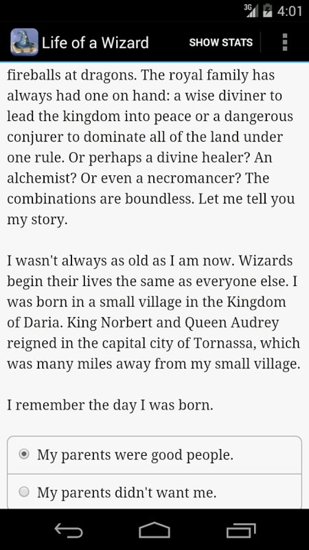 Life of a Wizard Screenshot (Google Play)