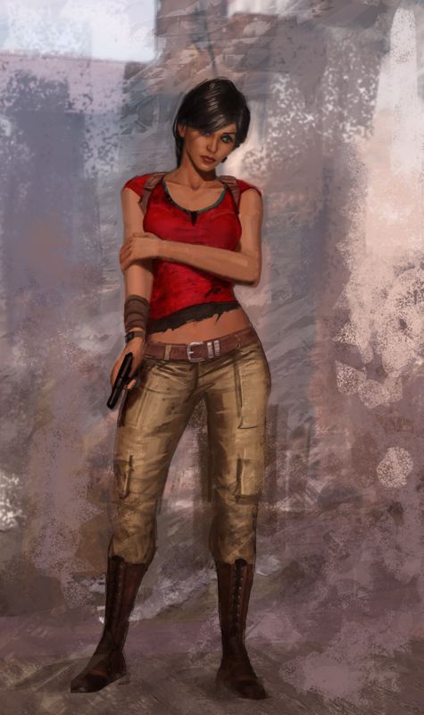 Uncharted 2: Among Thieves Concept Art (Uncharted 2: Among Thieves Media Disc): Chloe