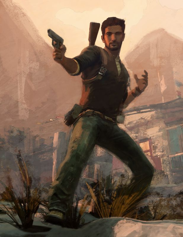 Uncharted 2: Among Thieves Concept Art (Uncharted 2: Among Thieves Media Disc): Drake