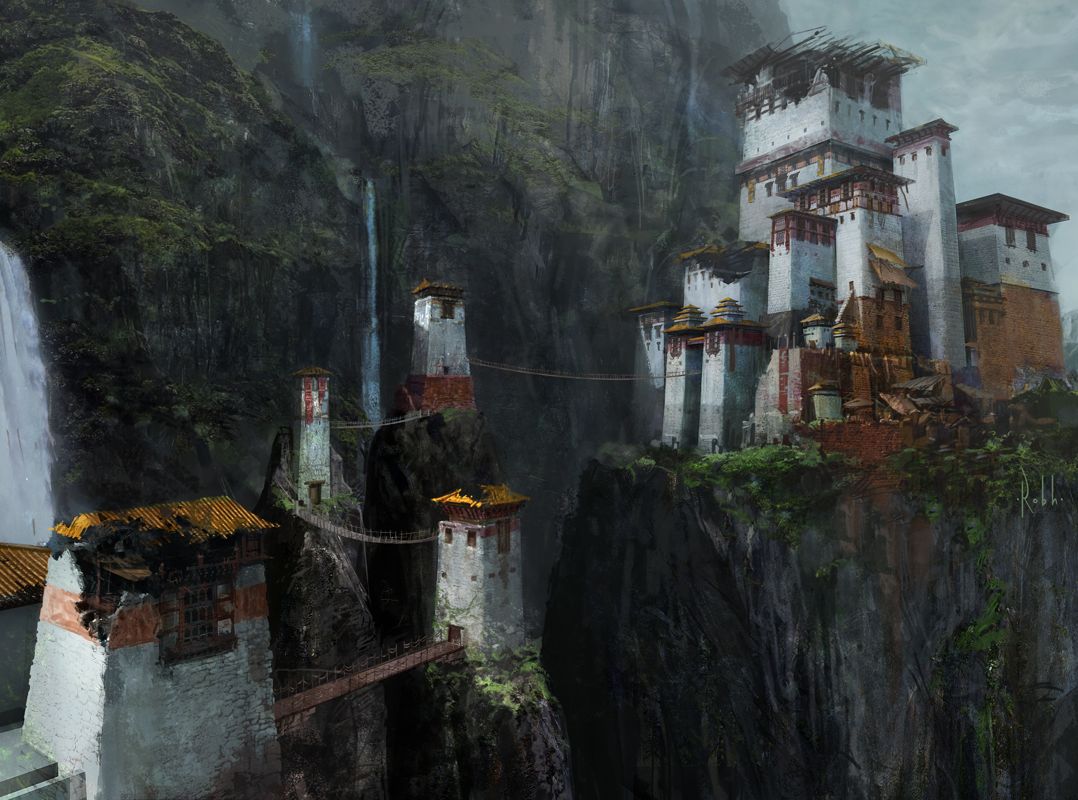 Uncharted 2: Among Thieves Concept Art (Uncharted 2: Among Thieves Media Disc): Gompa