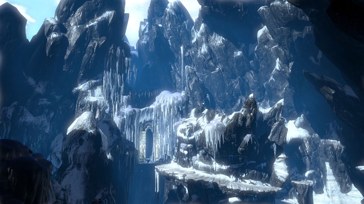 Uncharted 2: Among Thieves Concept Art (Uncharted 2: Among Thieves Media Disc): Ice cave