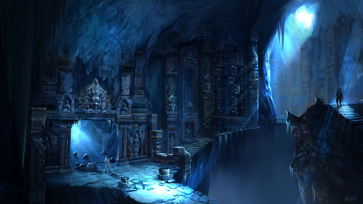 Uncharted 2: Among Thieves Concept Art (Uncharted 2: Among Thieves Media Disc): Heart of Ice 2