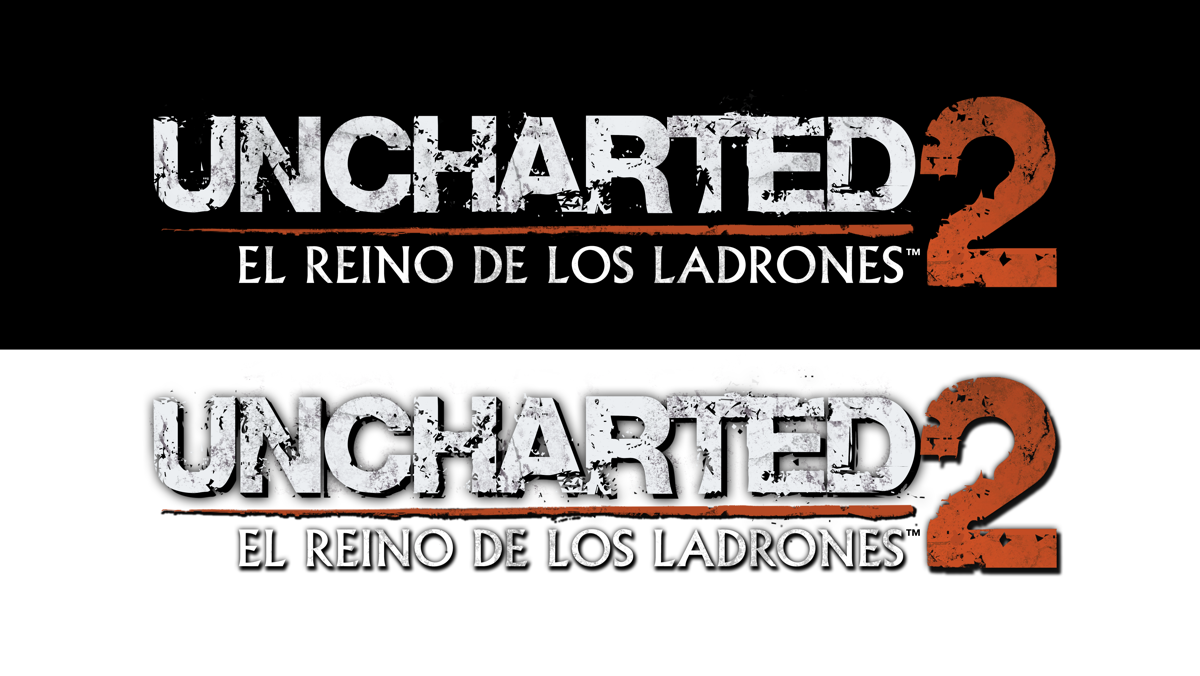 Uncharted 2: Among Thieves Logo (Uncharted 2: Among Thieves Media Disc): Spanish Logo