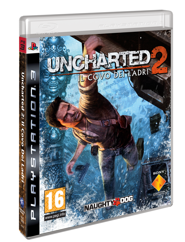 Uncharted 2: Among Thieves Other (Uncharted 2: Among Thieves Media Disc): Italian PEGI 3D packshot