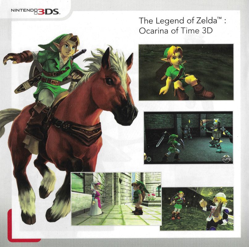 The Legend of Zelda: Ocarina of Time 3D Catalogue (Catalogue Advertisements): Catalogue included with "Mario Tennis Open" (EU Nintendo 3DS release)