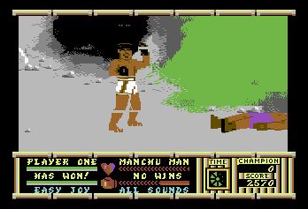 Bangkok Knights Screenshot (System 3 Official website): for C64.