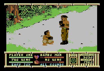 Bangkok Knights Screenshot (System 3 Official website): for C64.