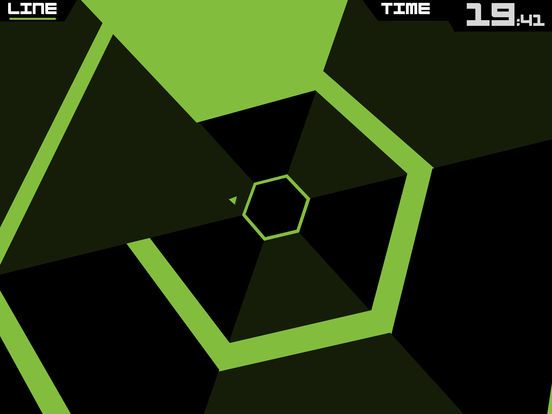 Super Hexagon Screenshot (iTunes Store)