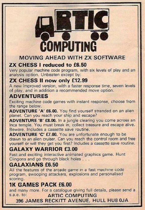 ZX Chess II Magazine Advertisement (Magazine Advertisements): Your Computer (UK), Volume 2 Number 3 (March 1982)