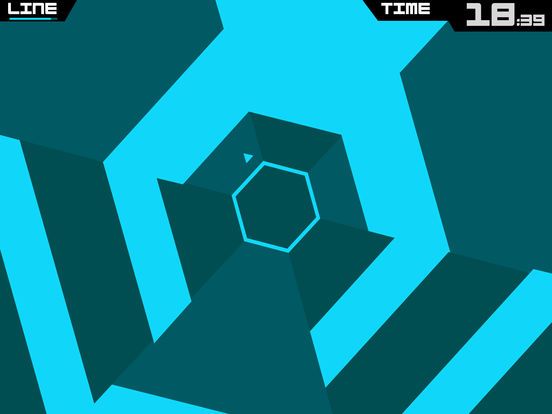 Super Hexagon Screenshot (iTunes Store)