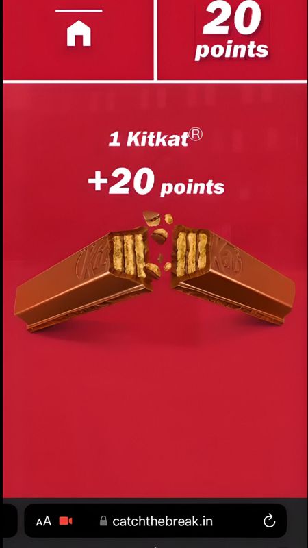 Catch the KitKat Screenshot (8th Wall, Inc.)