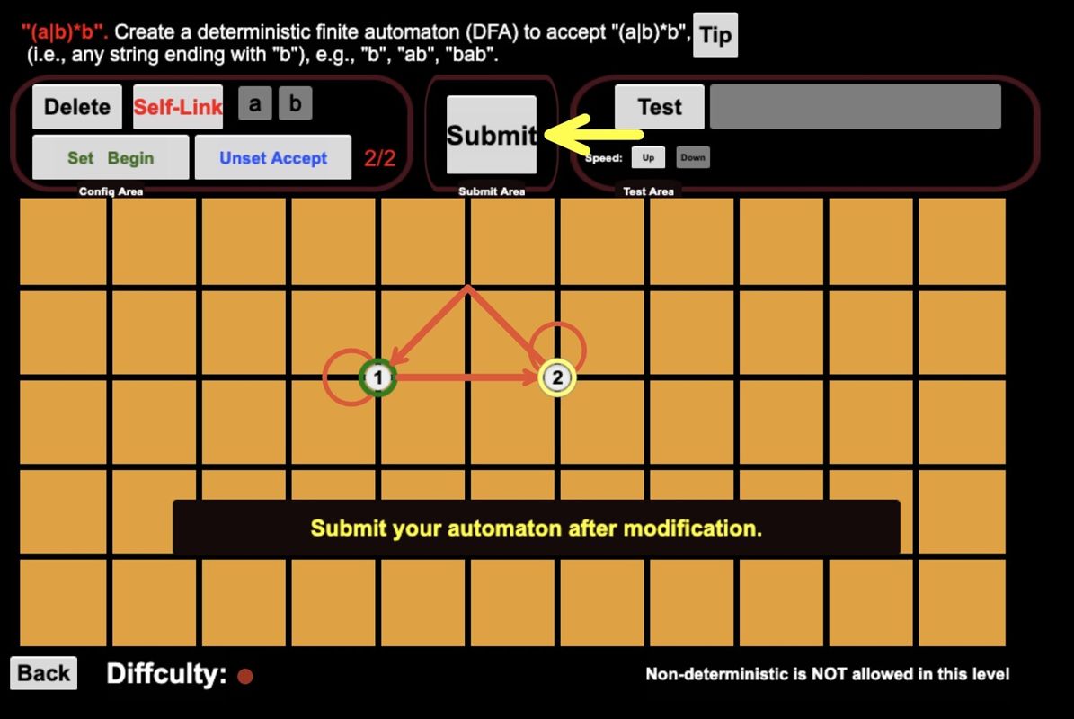 Finite State Automaton Challenges 2 Screenshot (Steam)