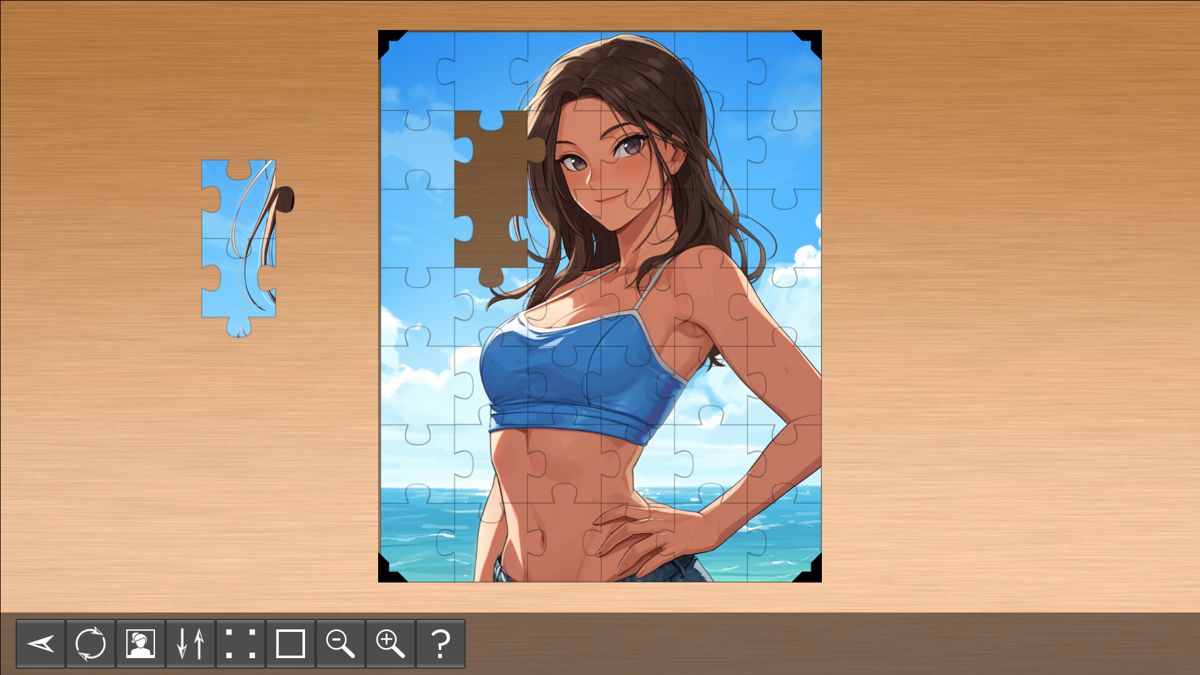 Anime Girl Puzzles: Wakana Screenshot (Steam)