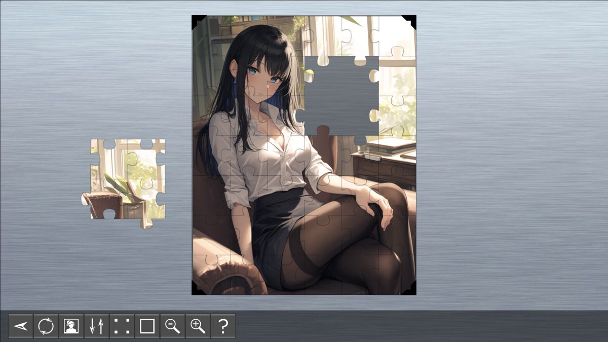 Anime Girl Puzzles: Yui Screenshot (Steam)