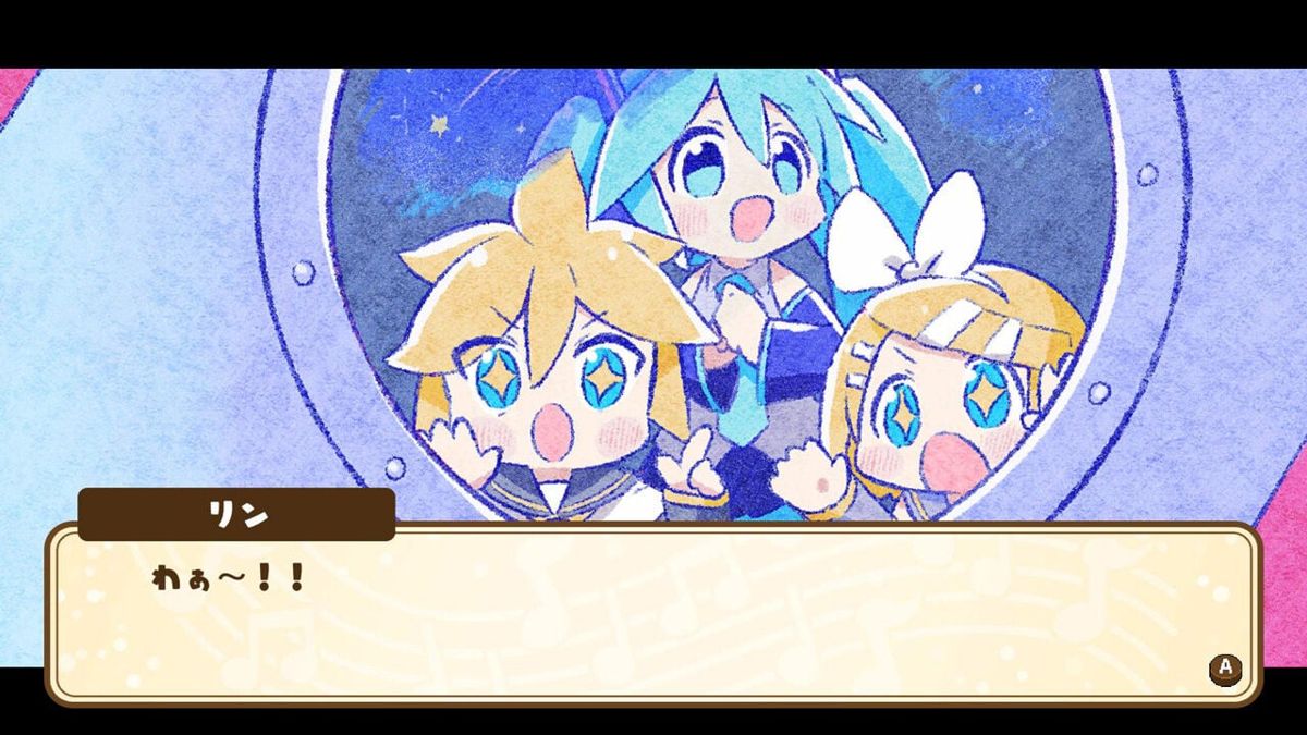 Hatsune Miku: The Planet of Wonder and Fragments of Wishes Screenshot (Nintendo.co.jp)