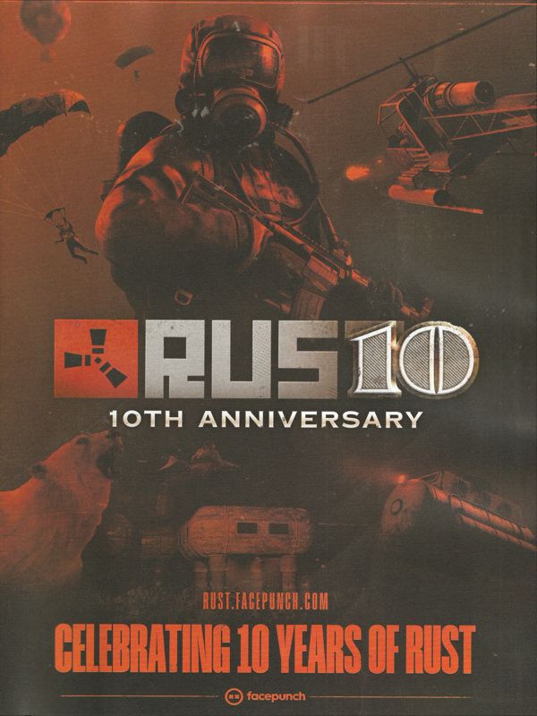 Rust Magazine Advertisement (Magazine Advertisements): Retro Gamer (UK), Issue #258
