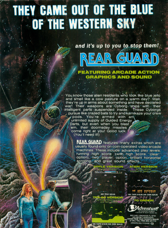 Rear Guard Magazine Advertisement (Magazine Advertisements): A.N.A.L.O.G. (U.S.A.), Number 6 (May 1982)
