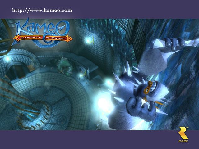 Kameo: Elements of Power Screenshot (Official Website): Chilla on ice wall