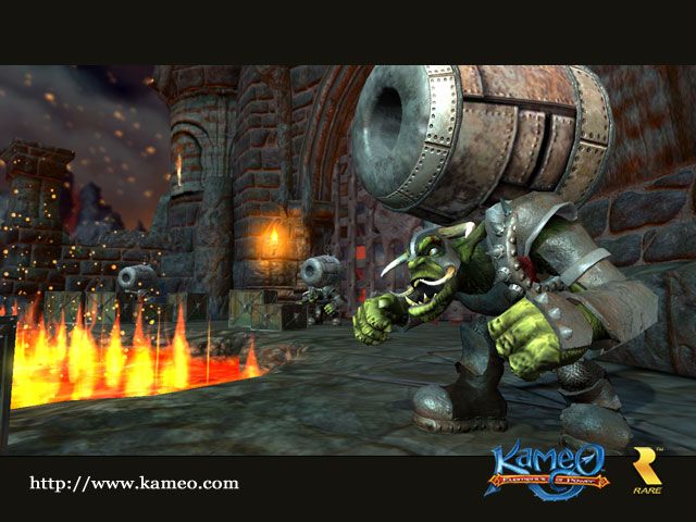 Kameo: Elements of Power Screenshot (Official Website): Cannon troll