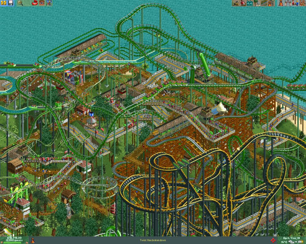 RollerCoaster Tycoon Bundle Screenshot (GOG.com)