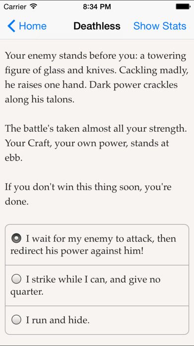 Choice of the Deathless Screenshot (iTunes Store)