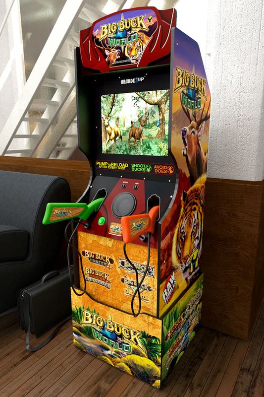 Arcade1Up: Big Buck Hunter Pro Arcade Machine Other (Arcade1Up store): Big Buck World Arcade Cabinet