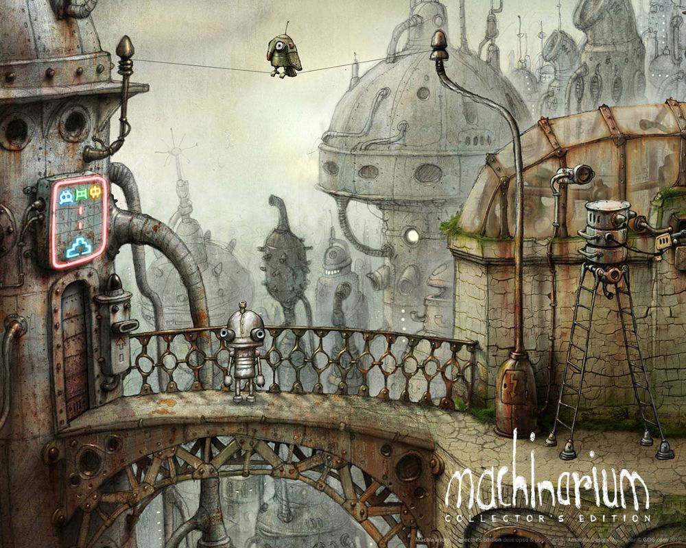 Machinarium (Collector's Edition) Wallpaper (GOG Downloadable Extras (2012)): 1280x1024