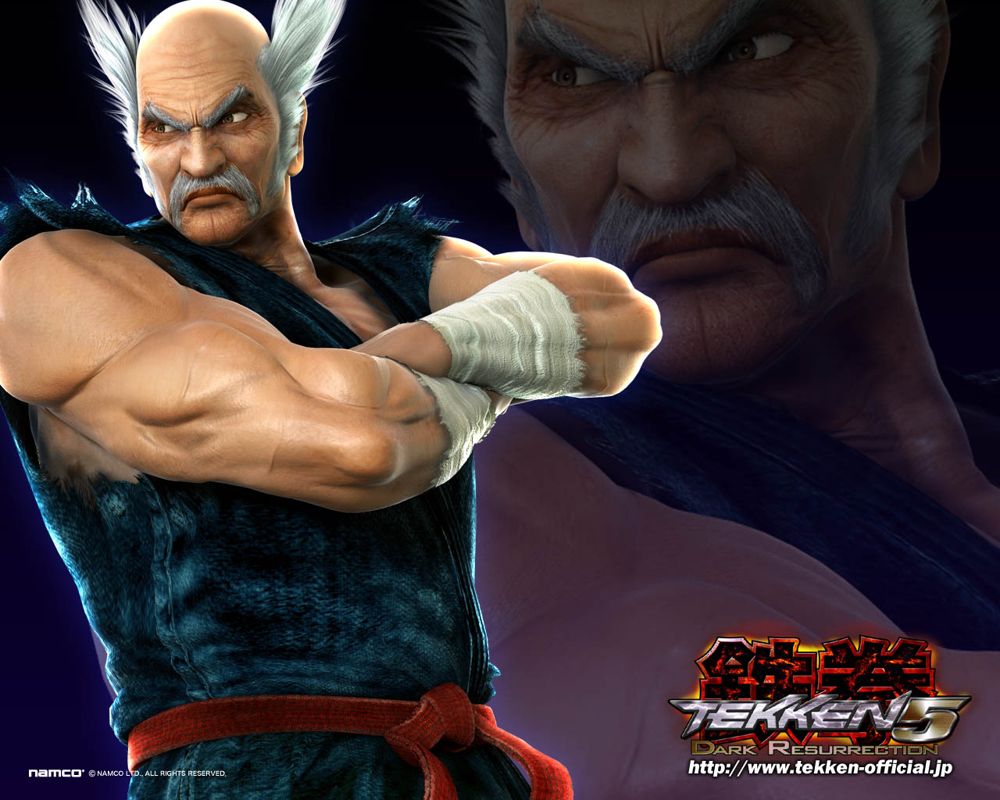 Tekken: Dark Resurrection Wallpaper (Tekken official website): Heihachi