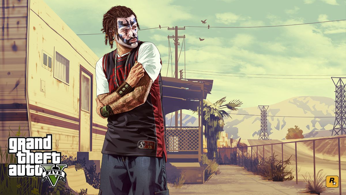 Grand Theft Auto V Wallpaper (Rockstar Games website): Wade