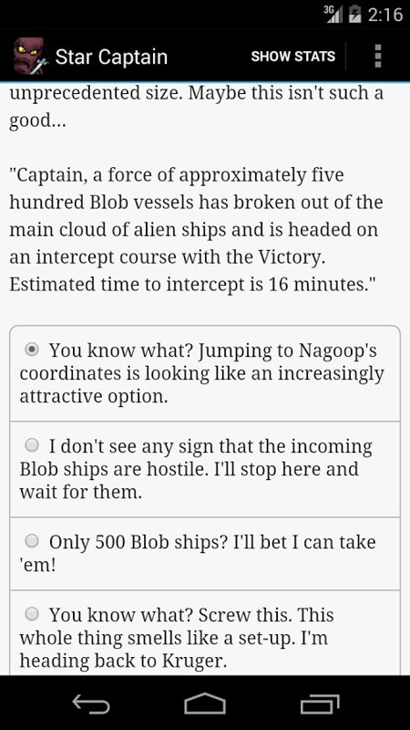 Choice of the Star Captain Screenshot (Google Play)