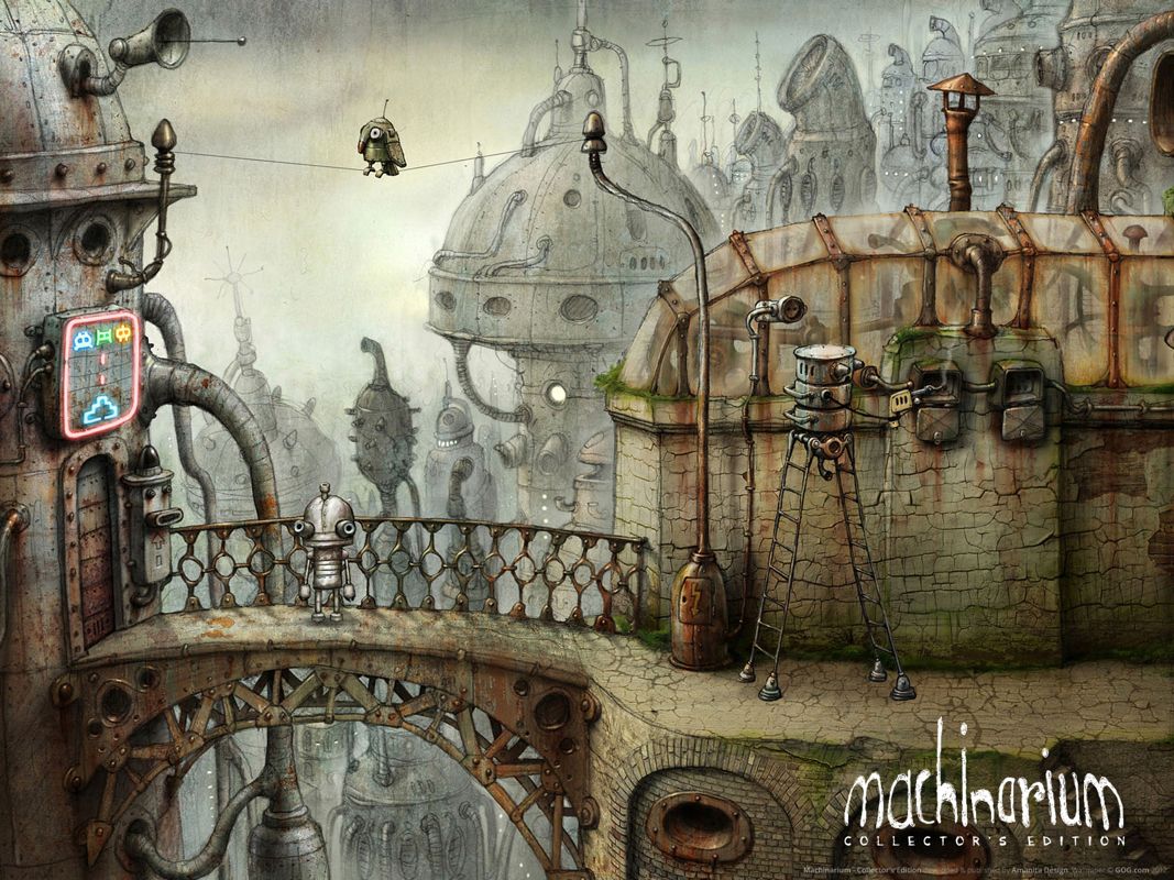 Machinarium (Collector's Edition) Wallpaper (GOG Downloadable Extras (2012)): 1600x1200