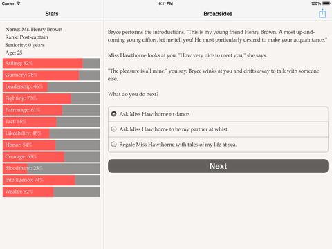 Choice of Broadsides Screenshot (iTunes Store)