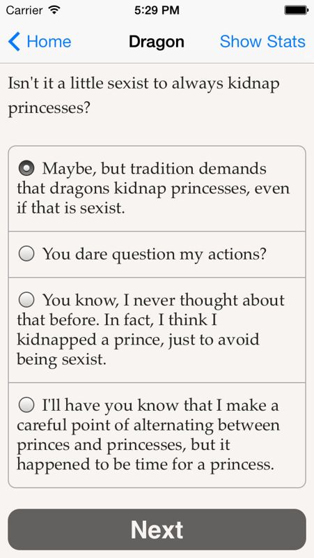 Choice of the Dragon Screenshot (iTunes Store)