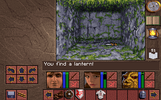 Lands of Lore: The Throne of Chaos Screenshot (Westwood Studios website, 1997): Descending down a cave entrance, you find something useful.
