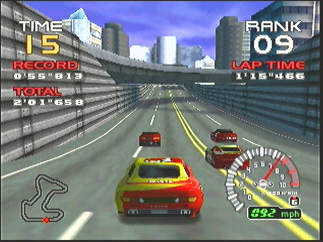 Ridge Racer 64 Screenshot (Nintendo Artwork CD IV)
