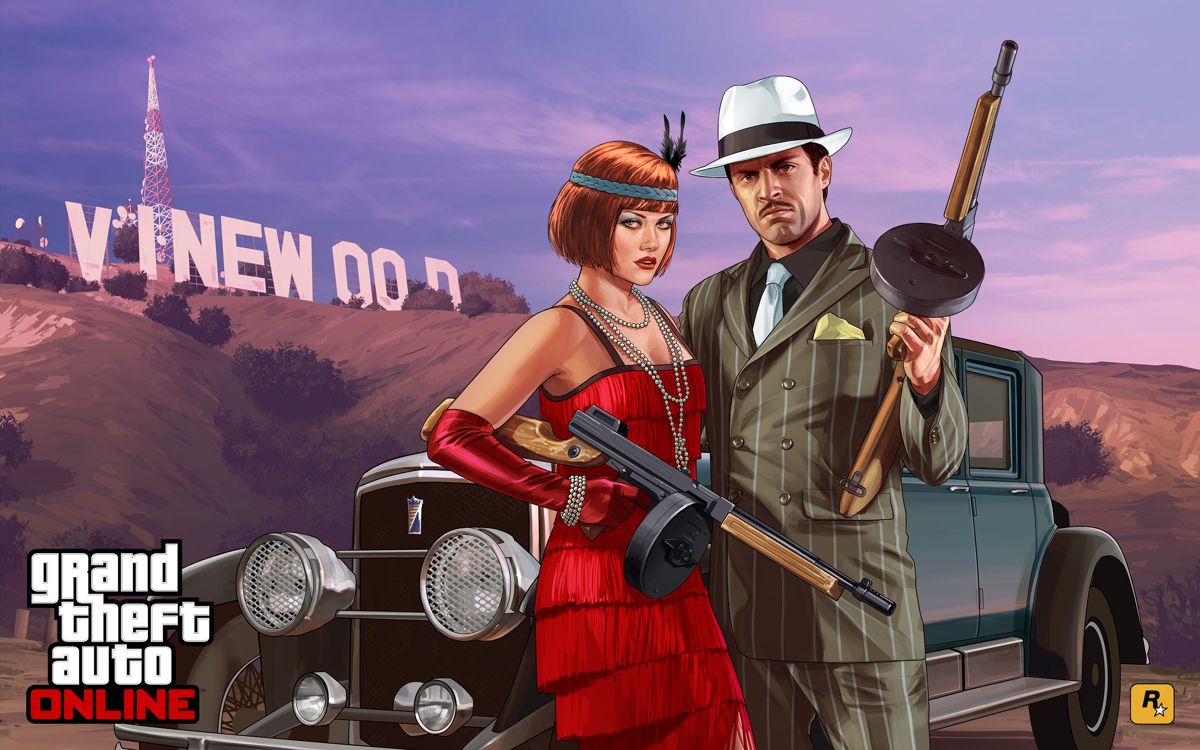 Grand Theft Auto V Wallpaper (Rockstar Games website): Valentine's Day Massacre