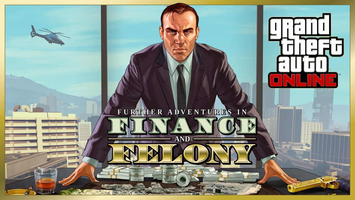 Grand Theft Auto V Wallpaper (Rockstar Games website): Further Adventures in Finance and Felony