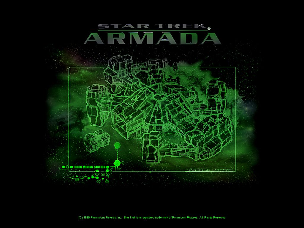 Star Trek: Armada Wallpaper (Wallpapers): Borg resource processor 1024x768